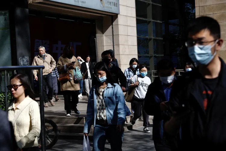 中國城市青年的「四不」透露的是絕望；圖為北京街景。美聯社