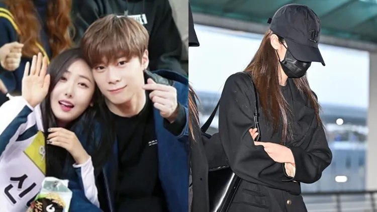 信飛從8歲就認識文彬，友情長存17年，她昨天忍痛出國工作，今天無法送好友最後一程。翻攝MBC、OSEN