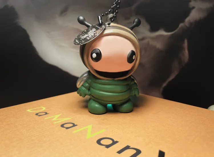 Q版螢火蟲「DaMaNan-達瑪南」公仔。讀者提供