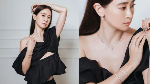 李晶晶胸前挖洞加碼放送螞蟻腰 辣媽連肚臍都要閃亮亮