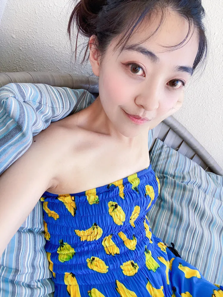 大眼妹的自拍。林姍亭提供