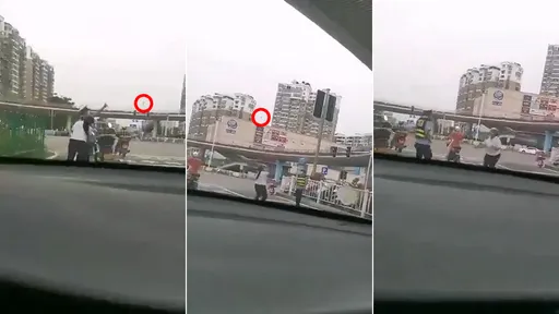 交警拋鑰匙「戲耍女騎士折返跑馬路」 諷刺!文明城市這樣霸凌百姓