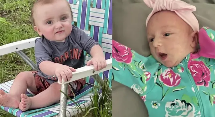 被阿嬤崔西照顧，卻不幸溺死的孫子（左）與熱死的孫女（右）。翻攝Kaila Nix臉書