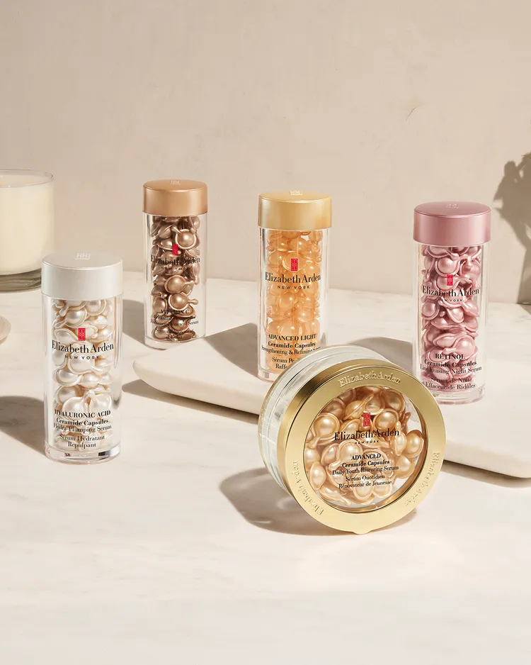 Elizabeth Arden的膠囊劑型保養，在全球大受歡迎。品牌提供