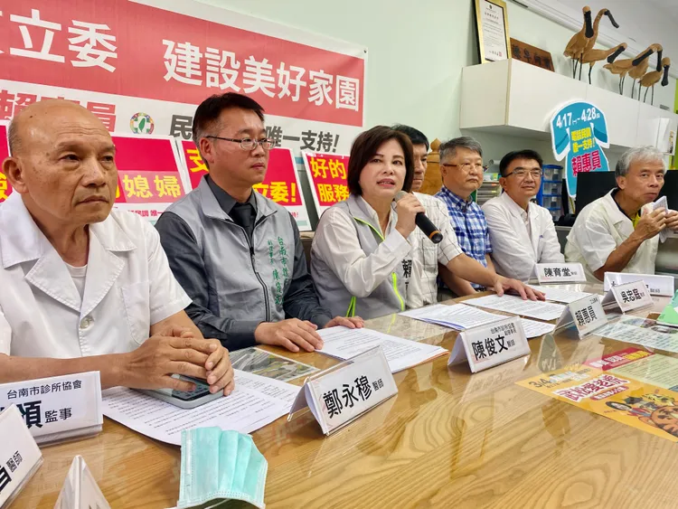 賴惠員日前獲台南醫界力挺。資料畫面