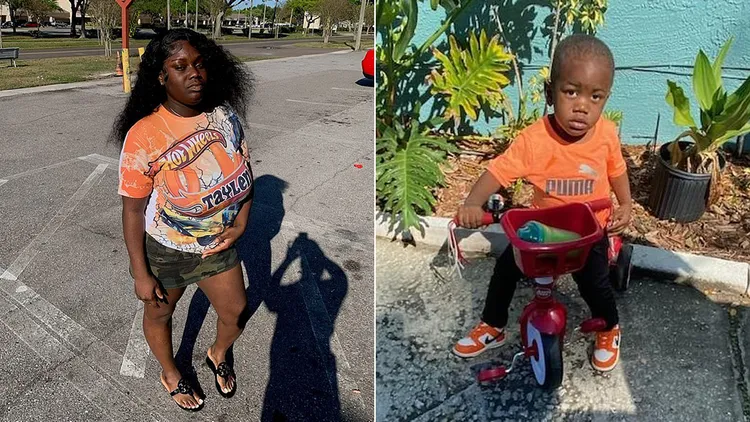 帕順（左圖）和兒子泰倫。翻攝自《每日郵報》