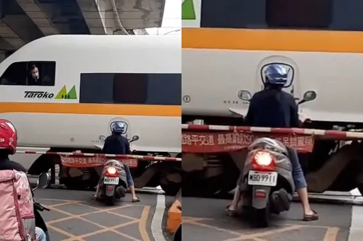 女騎士硬闖「逼停」太魯閣號 司機怒譙「全網炎上」!警方出手要罰了