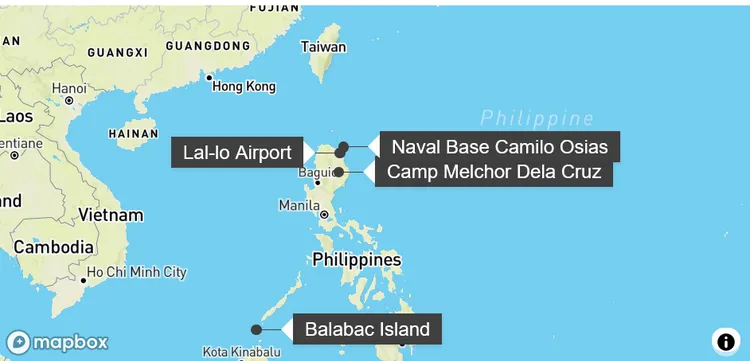 四個基地中，三個基地在最北端。CNN