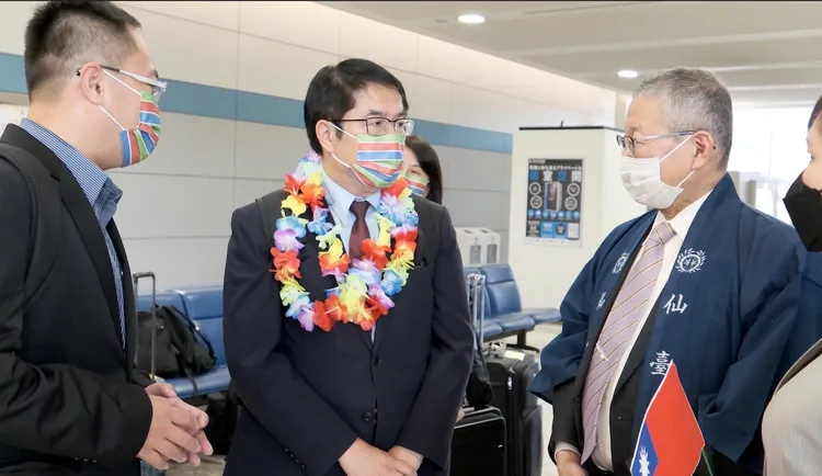 黃偉哲赴日行銷台南。市府提供