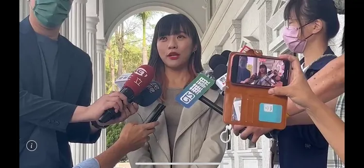 黃捷感謝外界將她列入左楠區立委候選人的參考。讀者提供