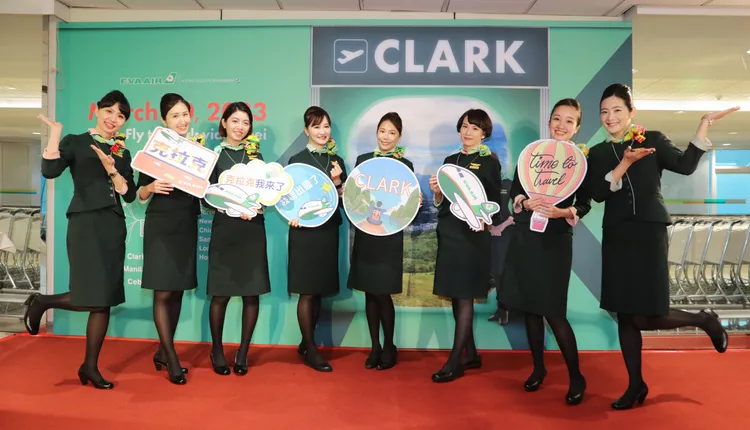 長榮航空3/30開啟台北-克拉克航線。業者提供