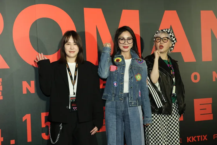 陳美鳳等明星開演前到場。鄭孟晃攝