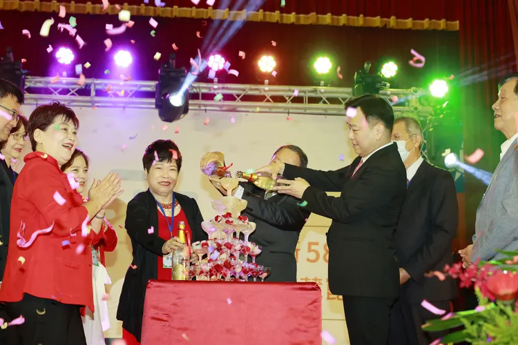 崑大慶創校58週年，全校師生同樂。校方提供