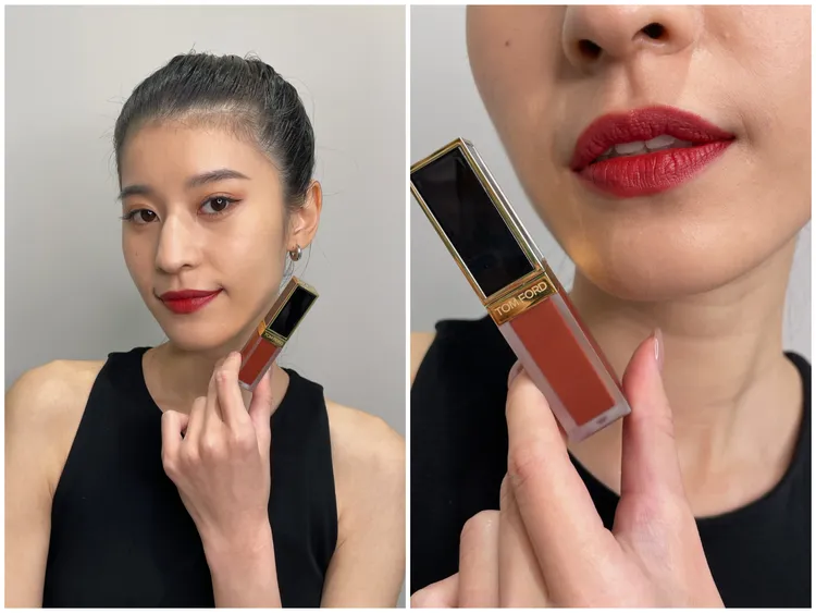 Model示範#123 Devoted楓葉紅棕。張家玲攝