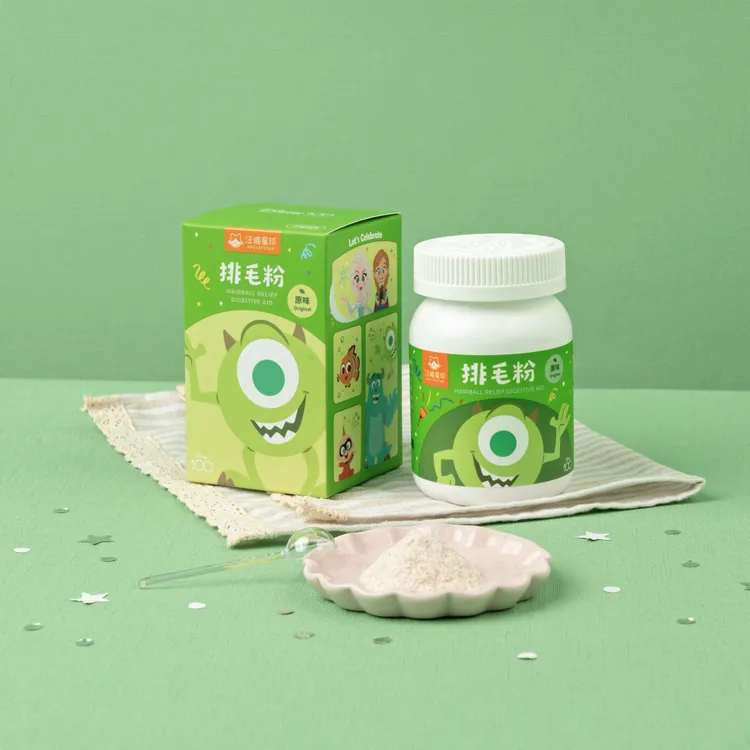 汪喵星球─吐貓救星排毛粉（大眼仔版 - 原味）。業者提供