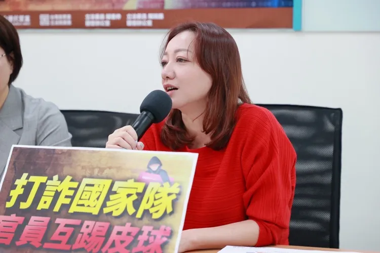陳琬惠認為政府打詐腳步落後，未即時做妥準備。民眾黨提供