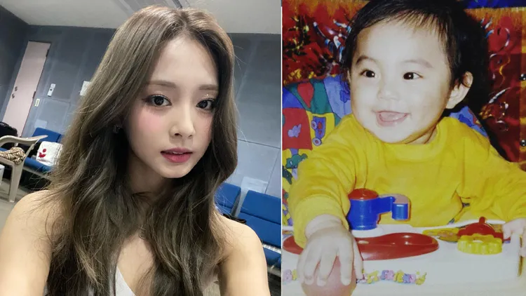 南韓人氣女團《 twice 》中的台灣籍成員周子瑜昨曬出小時候照片。翻攝周子瑜IG