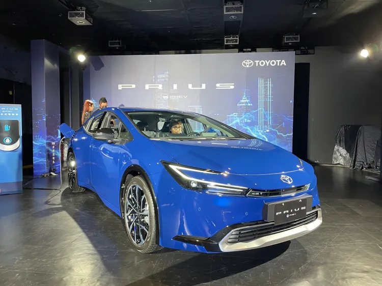 Prius PHEV全車系標配了Toyota Safety Sense 3.0智動駕駛輔助系統。林浩昇攝