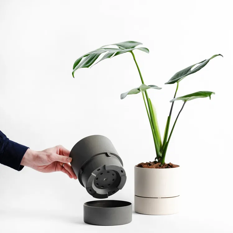 REAL天然纖維盆器。業者提供