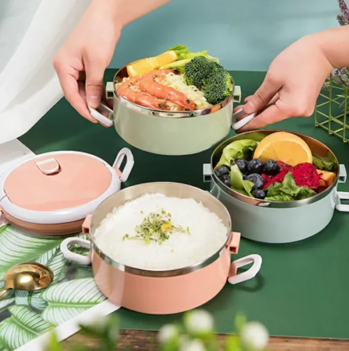 304雙層不鏽鋼飯盒。業者提供