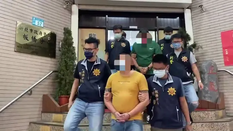 警方將陳姓主嫌等5人移送法辦。板橋警分局提供