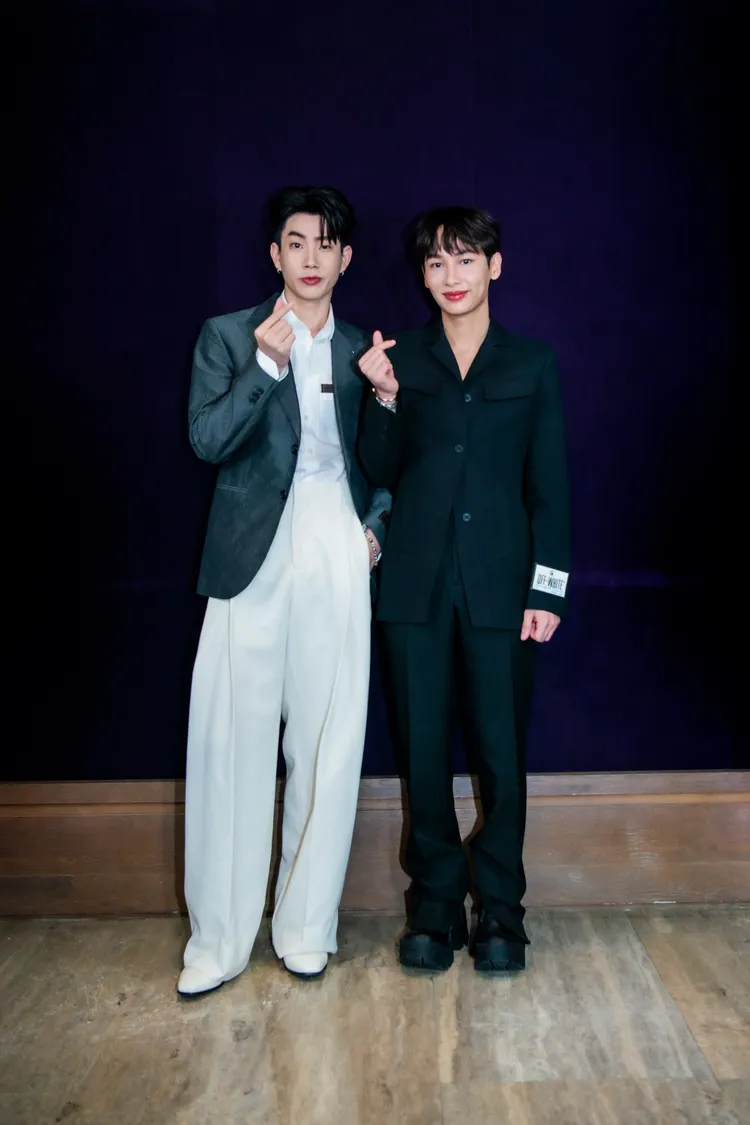 Off（左）、Gun合作了7年默契不在話下，但初期時曾吵過2次架。KKLIVE提供