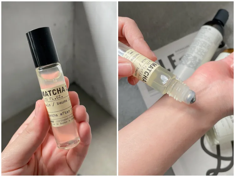 末茶26滾珠香氛油。張家玲攝