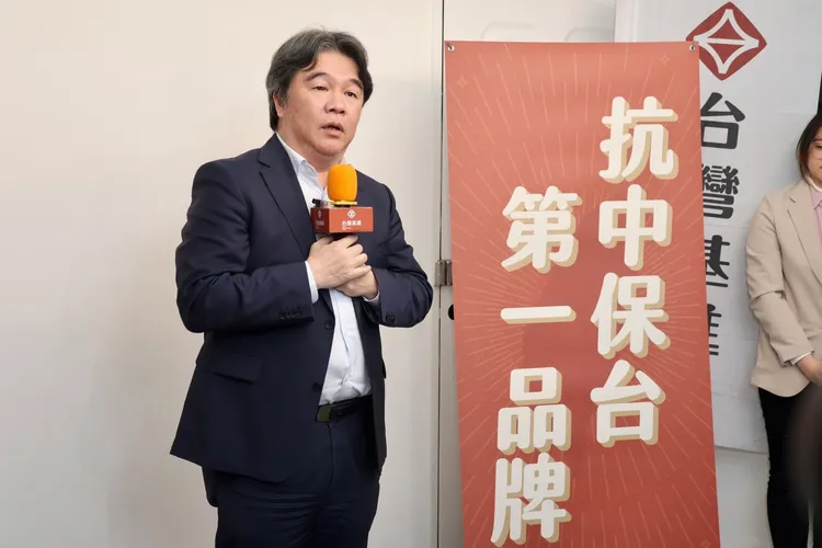衛福部次長王必勝出席茶會活動並致詞。彭欣偉攝