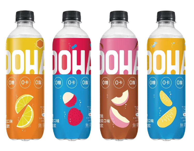 「OOHA」今年夏天帶給消費者更多驚喜，推出全新「檸檬蜂蜜」口味加入「OOHA」氣泡飲家族。業者提供