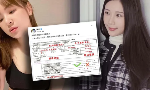 陳沂興奮過頭! 曬日本入境表格酸雞排妹「這格要勾」 被網友教育了