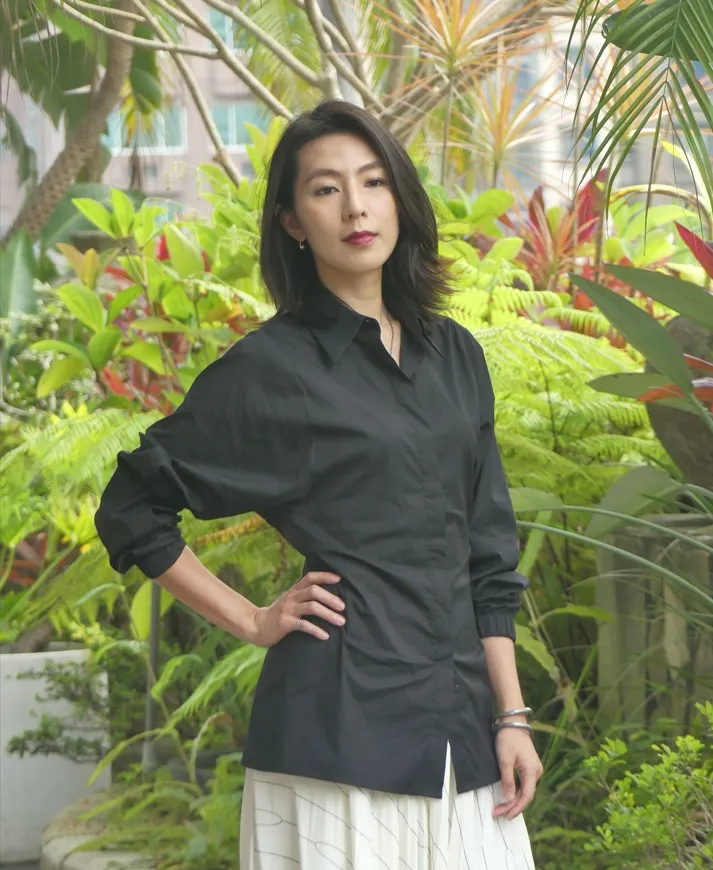 林辰唏為客語壓力不小。客台提供