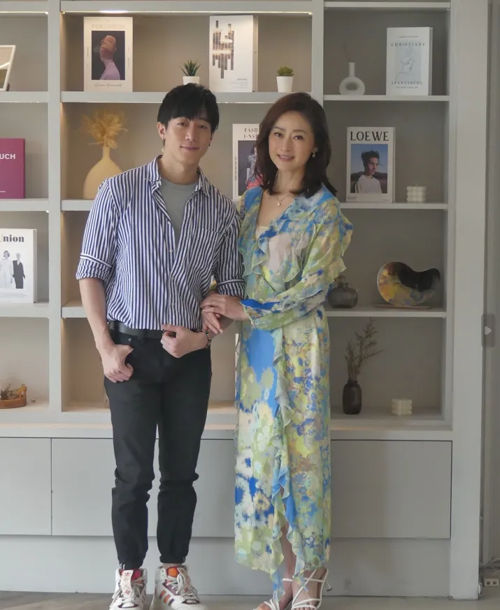 《最後一封情書》男女主角劉瑞琪（ 右）與呂紹齊。客台提供