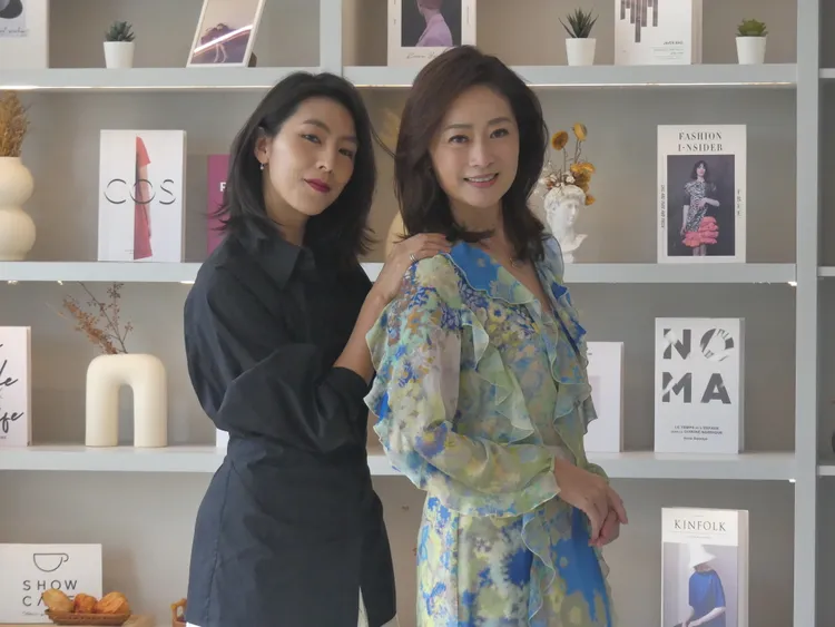 劉瑞琪（右）與林辰晞在《最後一封情書》飾演母女。客台提供