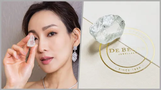 罕見的126克拉鑽石原石台灣就看得到!De Beers頂級珠寶展加映「彩鑽調色盤」
