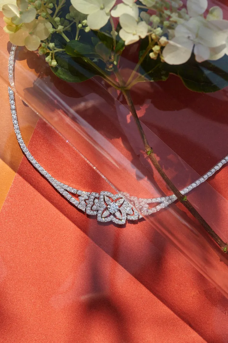 Enchanted Lotus鑽石項鍊，約425萬元。品牌提供