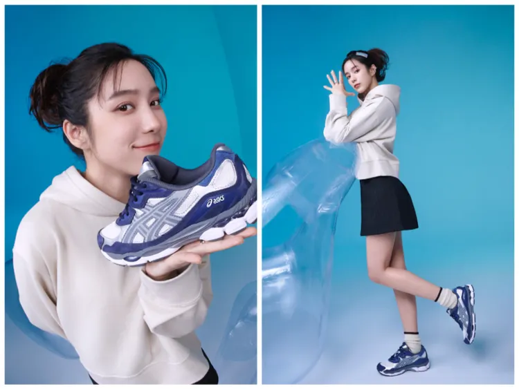 温貞菱俏麗詮釋ASICS GEL-NYC鞋款。品牌提供