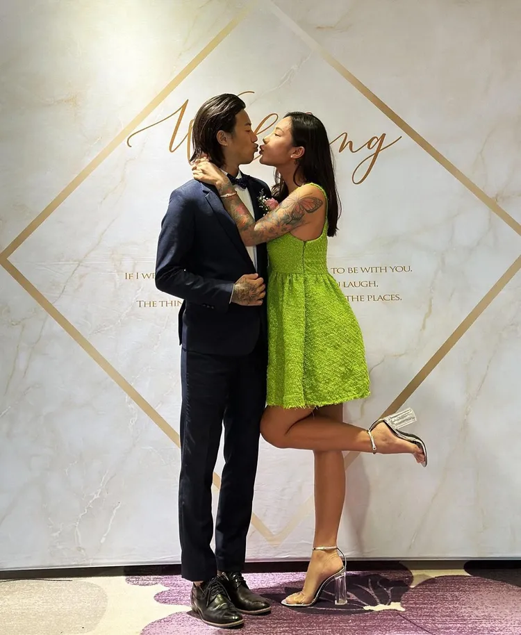 梁云菲和潛水教練男友小銨交往近1年。翻攝梁云菲IG