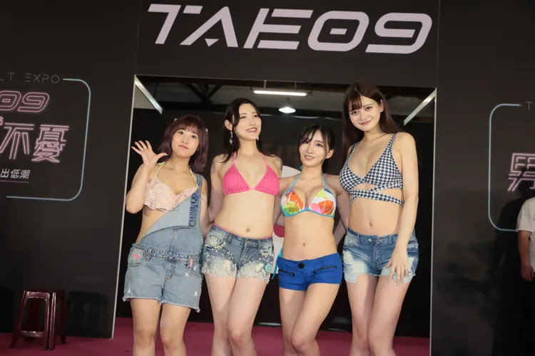 日本女優爭奇鬥艷。彭欣偉攝