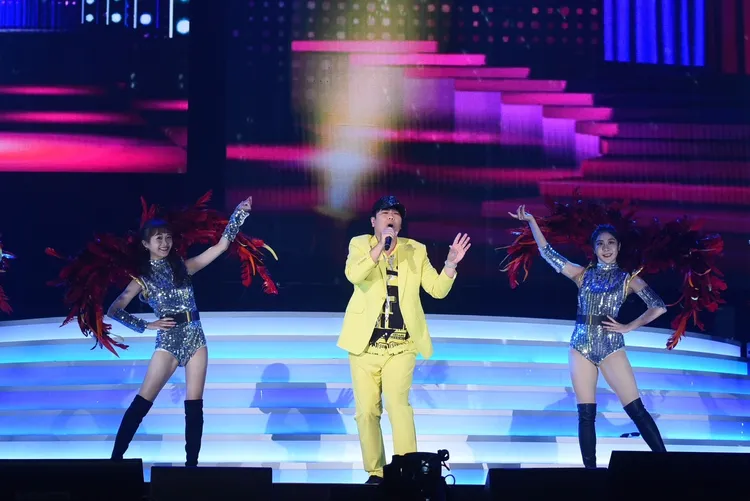 邵大倫「連莊」主持人，表示還是「誠惶誠恐」。高流提供