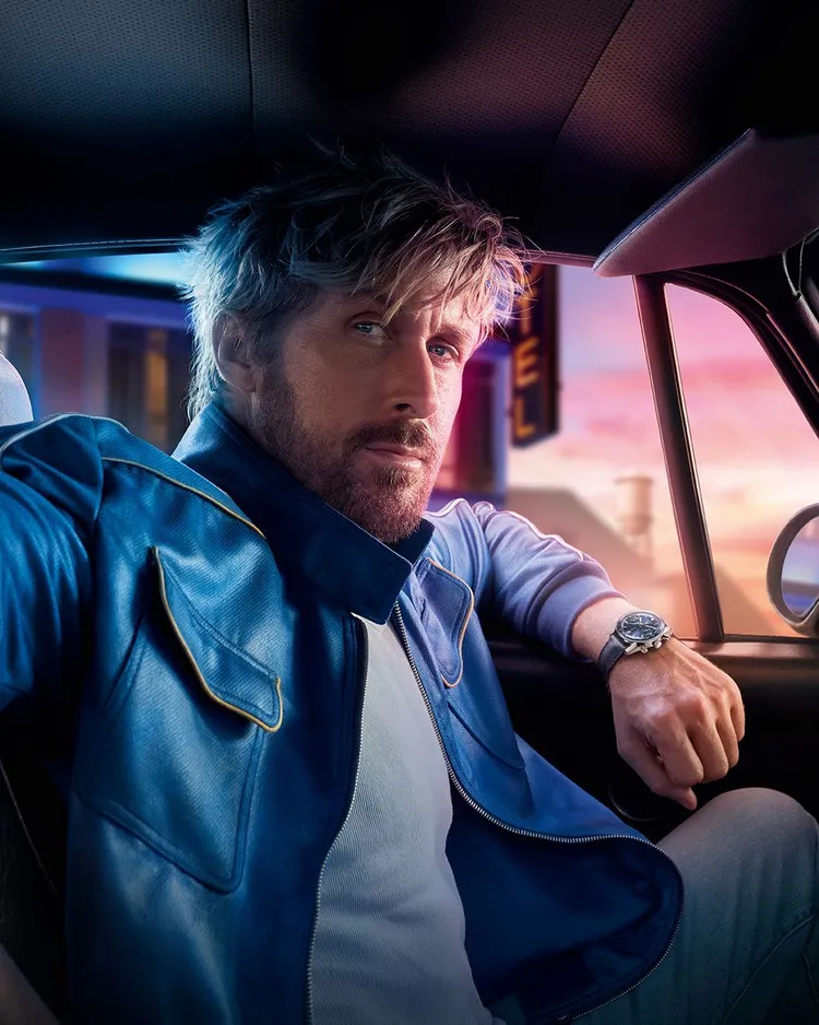 這部由葛斯林參與創作的「喜劇動作片」，實是泰格豪雅為慶祝旗下Carrera系列腕錶誕生60周年所籌備的形象廣告。翻攝tagheuer IG