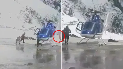 官員搭直升機「螺旋槳爆頭取命」　血霧影片曝光！他不聽勸自拍害死自己