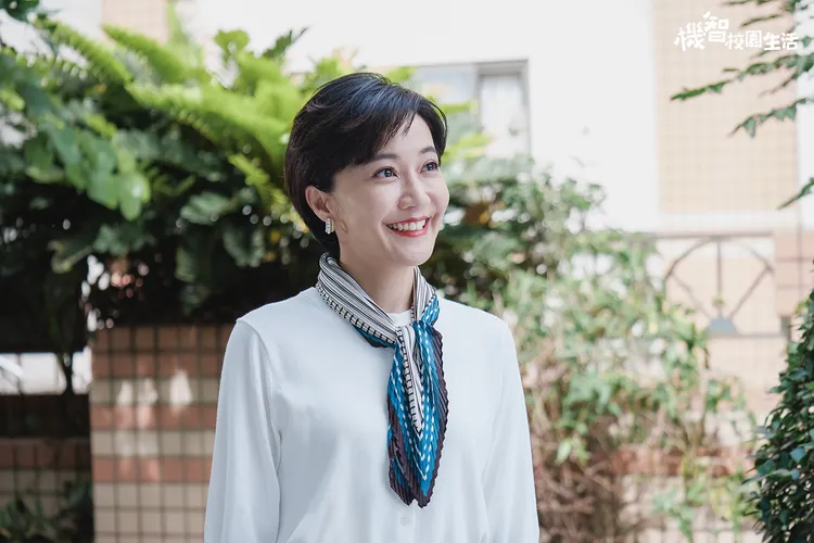陳婉婷在《機智校園生活》演鍾岳軒的媽。TVBS提供