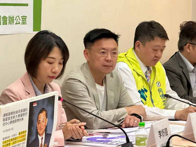 趙天麟強調，「兩岸互不隸屬」是藍綠執政以來的基本立場。潘袁詩羽攝