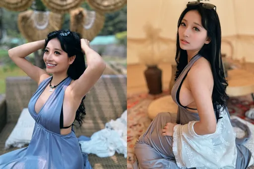 獨家辣照|「國民女友」祈錦鈅好身材不藏私 一轉身32G雪乳快要掉出來