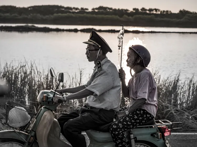 劉振祥擔任《大佛普拉斯》劇照師，替電影留下眾多饒富禪意的平面照片。台北電影節提供