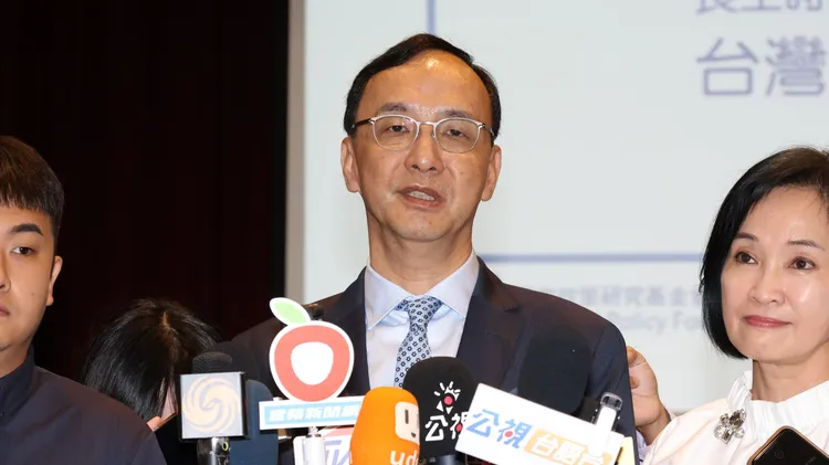 國民黨主席朱立倫昨坦言被建議此事。資料照片，莊宗達攝