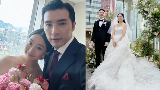 賀軍翔妹妹披白紗出嫁 感人致詞逼哭她!網讚:高顏值兄妹