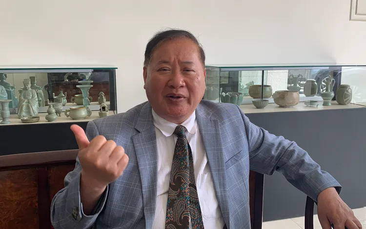 曾格爾的父親曾國良(圖)表示女兒想跟馬斯克登上火星。丁牧群攝