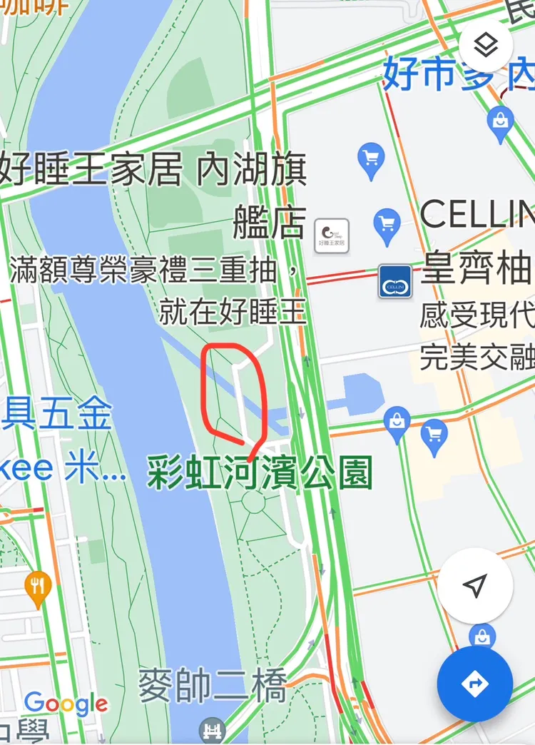 警方發現機車處。翻攝畫面