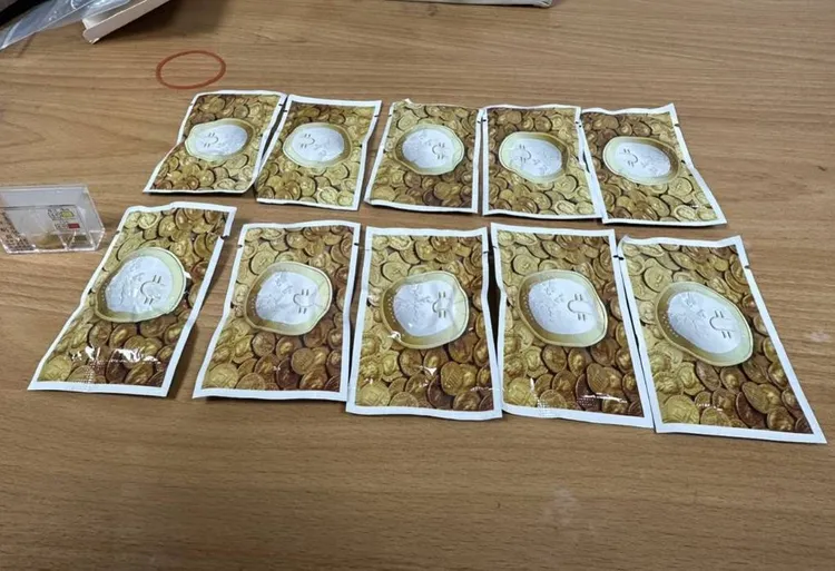 警方驗出呈現卡西酮類陽性反應。翻攝畫面